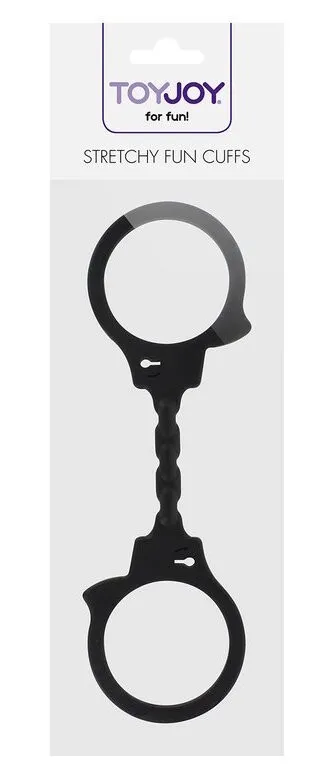 Eros Fun Cuffs Handboeien Stretchy Black (1 stuk)