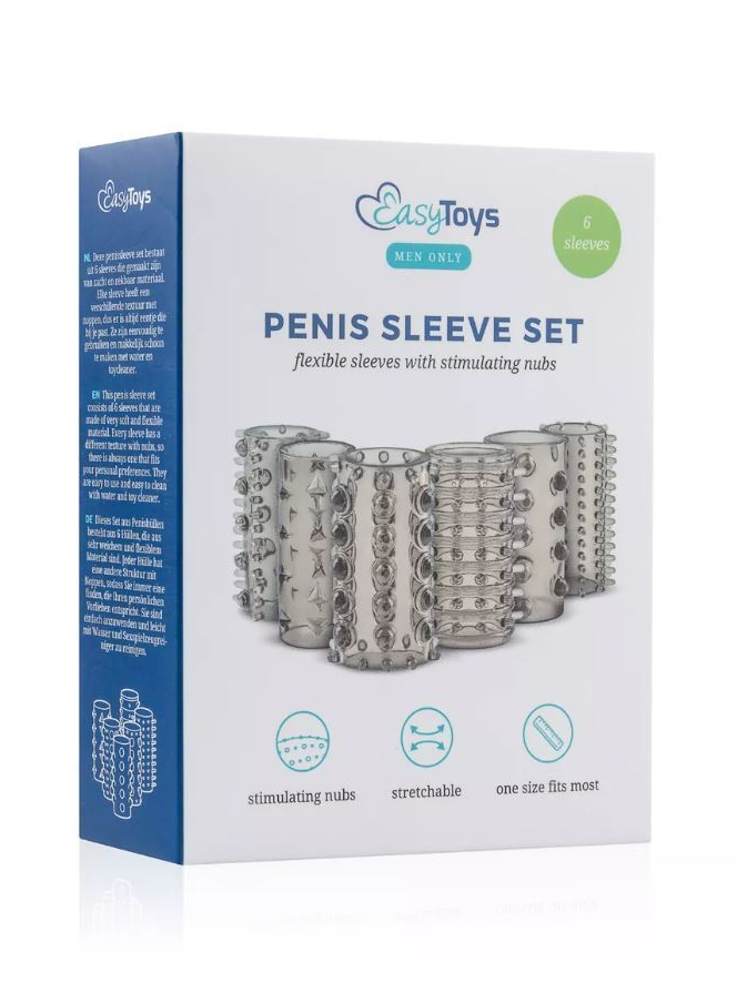 Easytoys Penis Sleeve Set 6-delig (1 stuk)