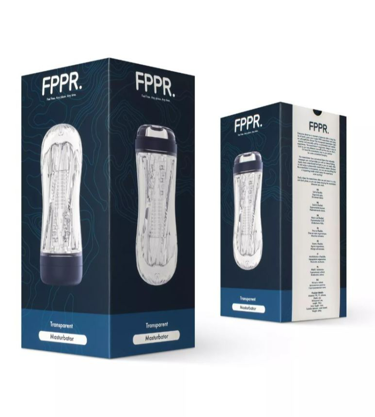 Eros Fppr. Masturbator Transparant (1 stuk)