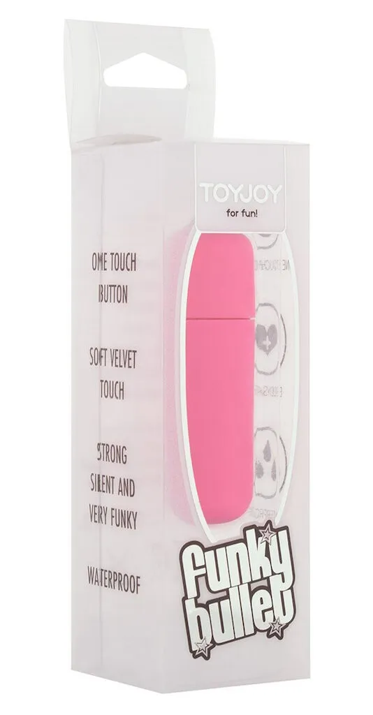 Toyjoy Vibrator Funky Bullet Pink (1 stuk)