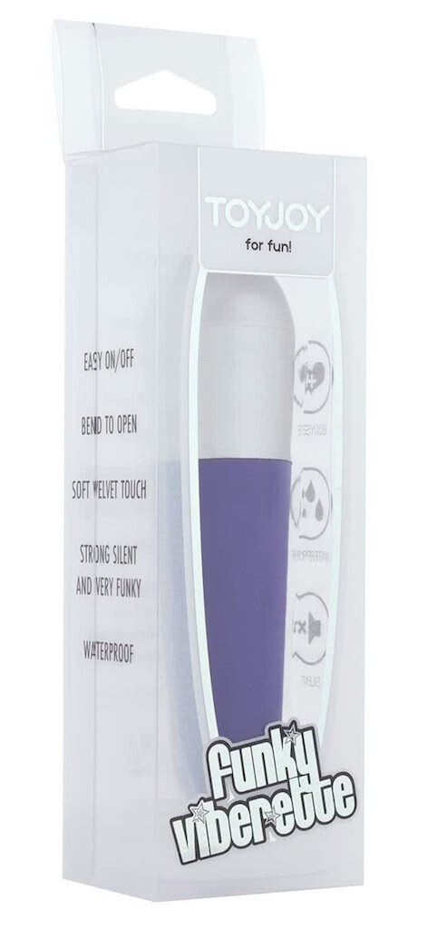 Toyjoy Vibrator Funky Viberette Purple (1 stuk)