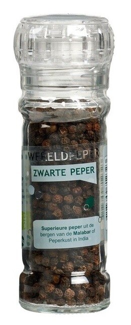 Esspo Wereldpeper Zwarte Pepermolen (50 gr)