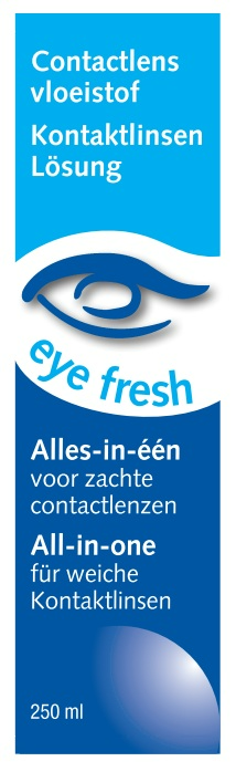 Eye Fresh Contactlens Vloeistof Alles-in-één (250 ml)
