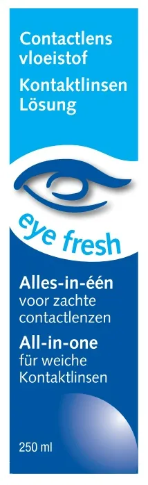 Eye Fresh Contactlens Vloeistof Alles-in-één (250 ml)