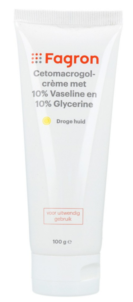 Fagron Cetomacrogol Crème met 10% Vaseline & Glycerine (100 gr)