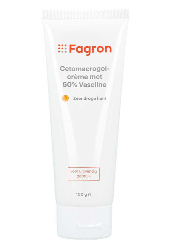 Fagron Cetomacrogolcrème met 50% Vaseline (100 gr)
