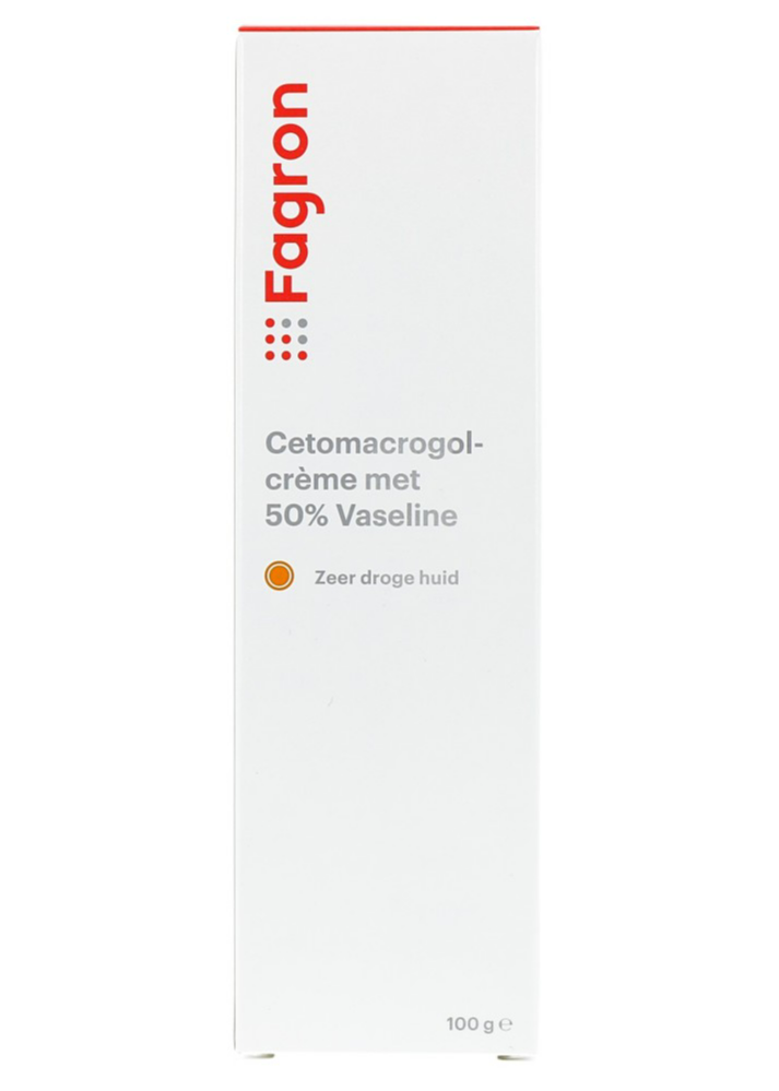 Fagron Cetomacrogolcrème met 50% Vaseline (100 gr)