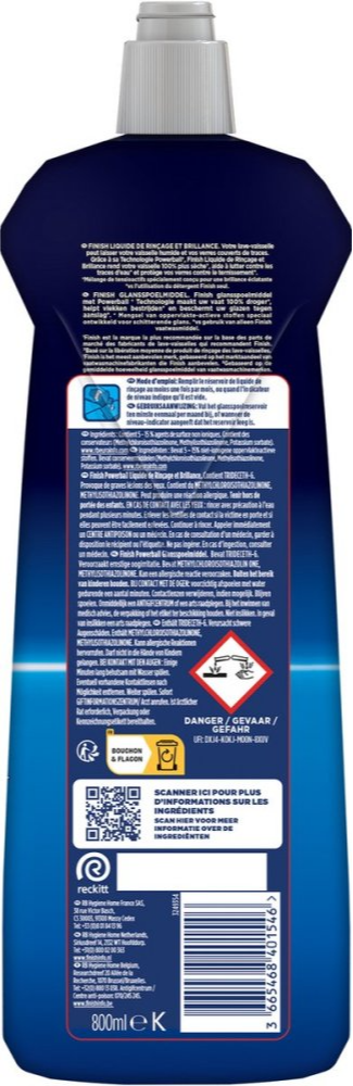 Finish Powerball Glansspoelmiddel (800 ml)