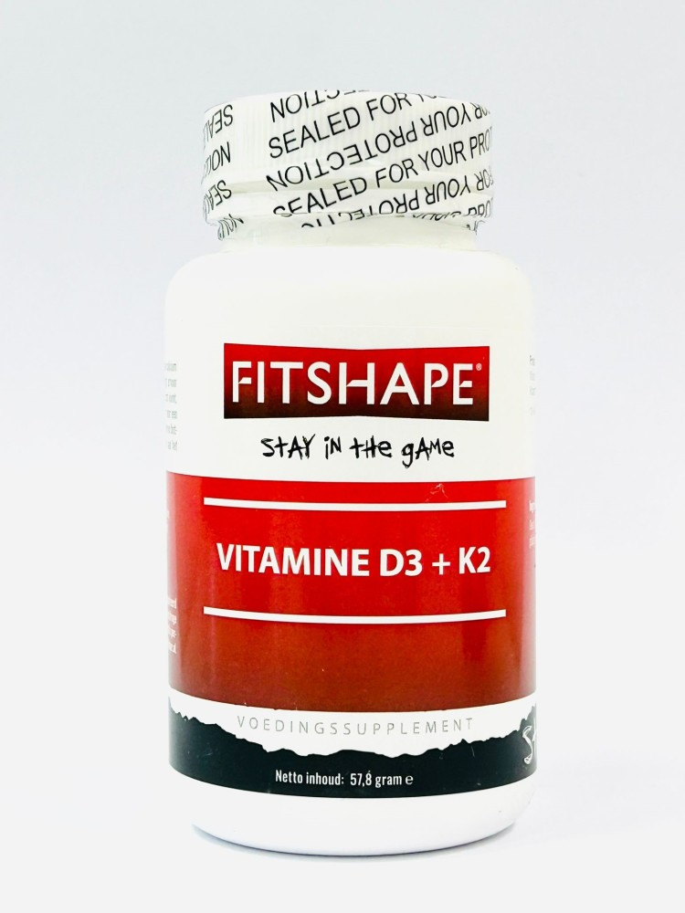 Fitshape Vitamine D3 & K2 Tabletten (90 tabletten)