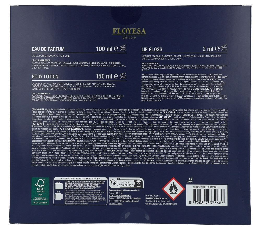 Floyesa Le Caroline Deluxe Geschenkset (1 stuk)