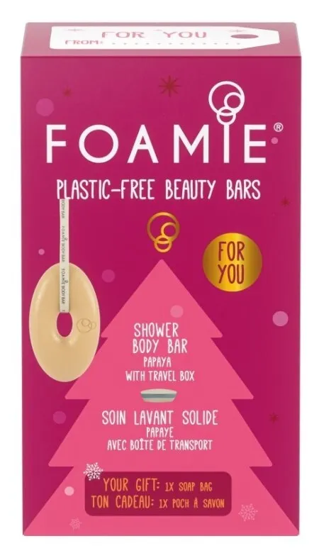 Foamie Shower Body Bar Papaya Giftset (1 stuk)