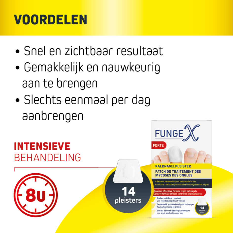 Fungex Kalknagelpleister Forte (14 stuks) - image 5