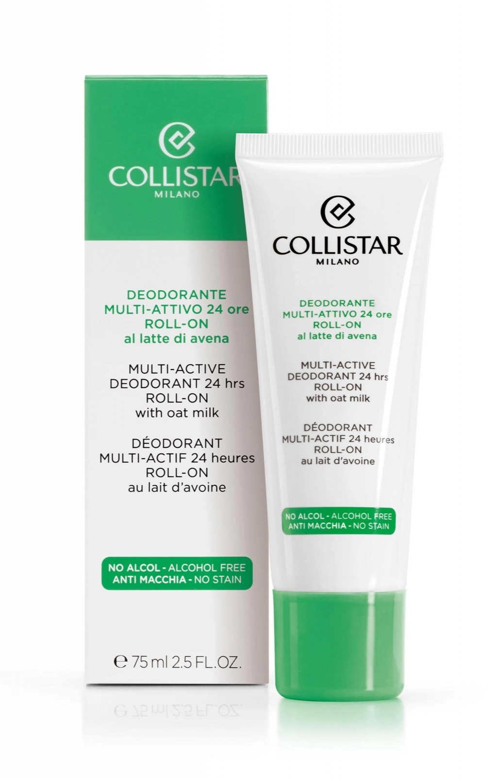 Collistar Multi-active 24 Hrs Roll-on Oatmilk Deoroller (75 ml)