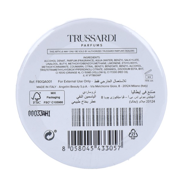 Trussardi Pure Jasmine Eau De Parfum (60 ml)