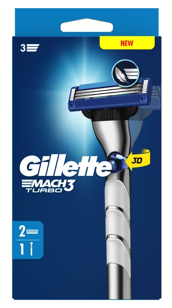 Gillette Mach3 Turbo Scheersysteem (1 stuk)