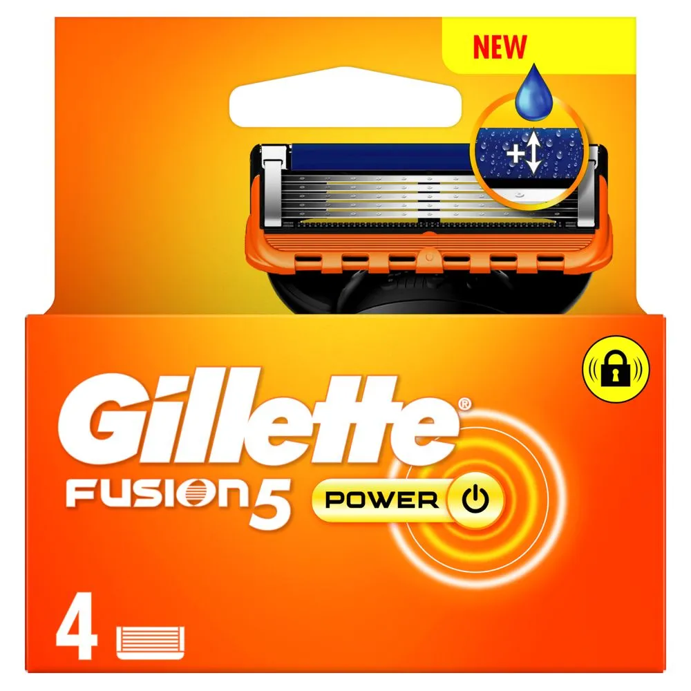 Gillette Fusion 5 Power Navulmesjes (4 stuks)