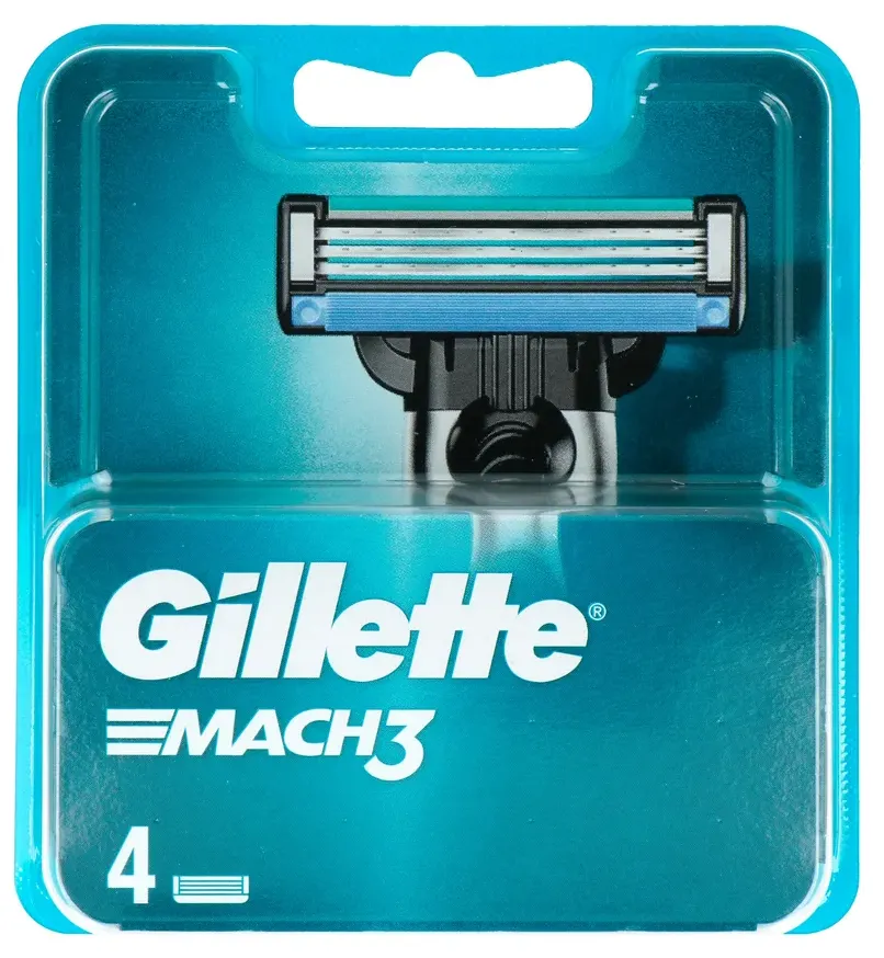Gillette Mach3 Scheermesjes (4 stuks)