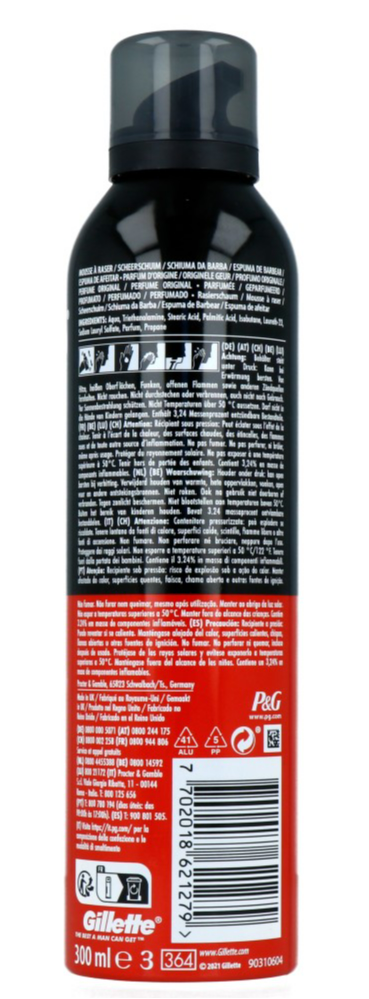 Gillette Shave Foam Original Scent (300 ml)