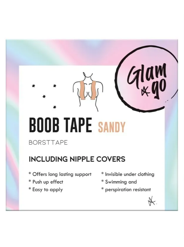 Glam & Go Boob Tape Sandy - Borsttape (1 stuk)