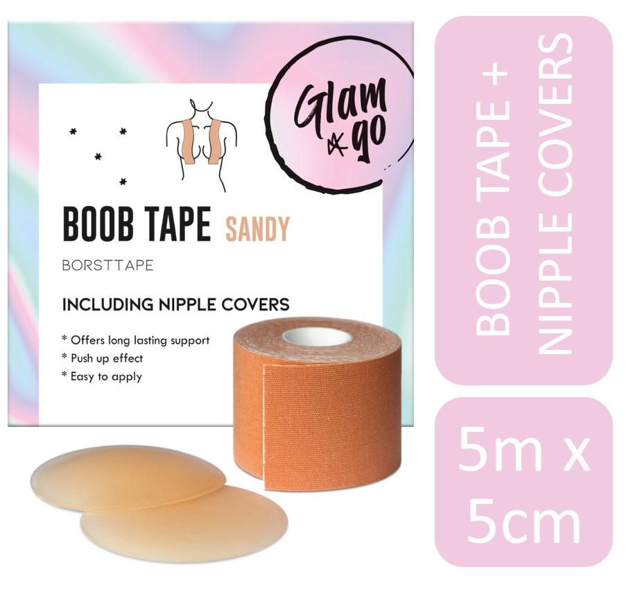 Glam & Go Boob Tape Sandy - Borsttape (1 stuk)