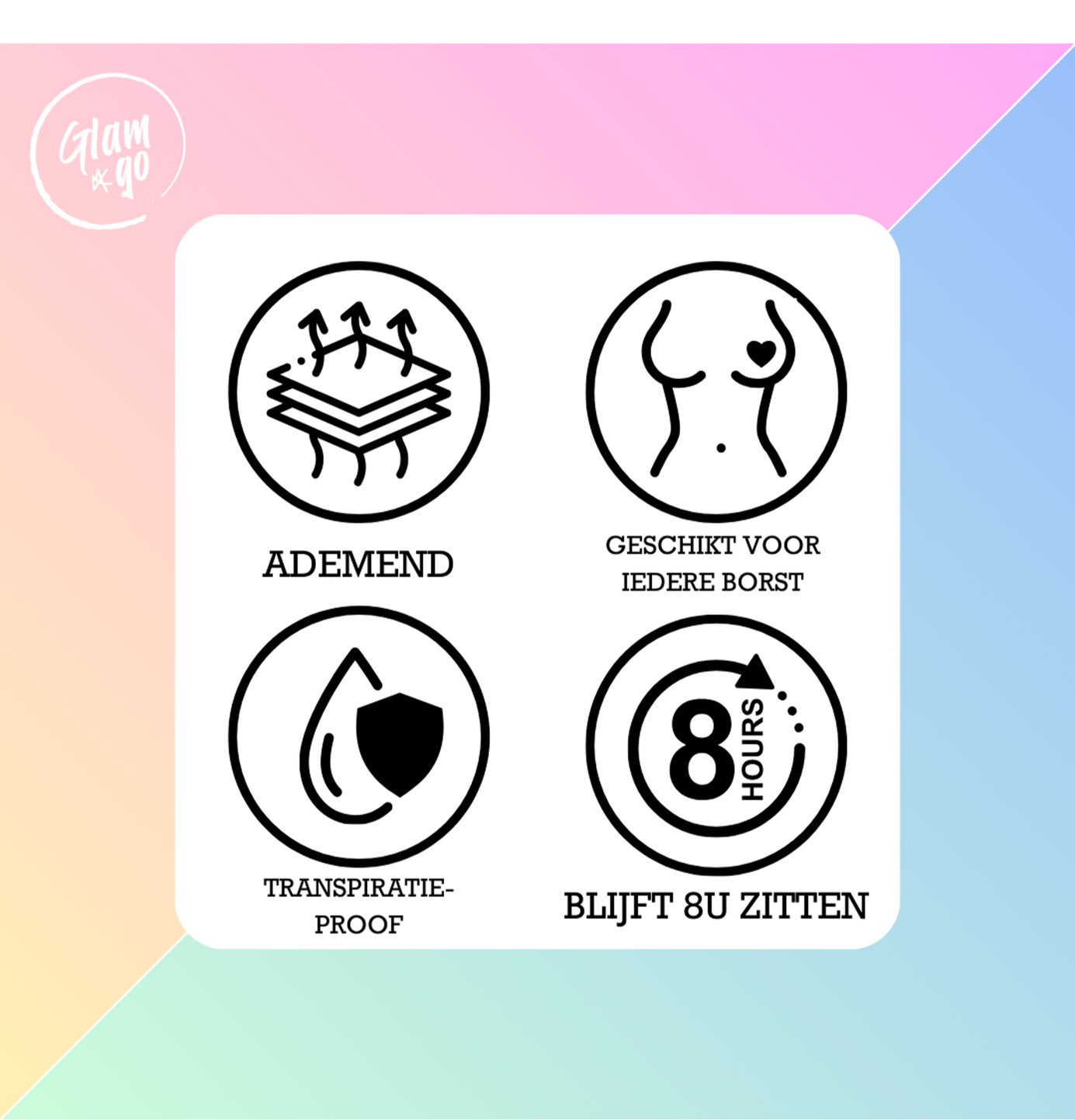 Glam & Go Boob Tape Sandy - Borsttape (1 stuk) - image 3