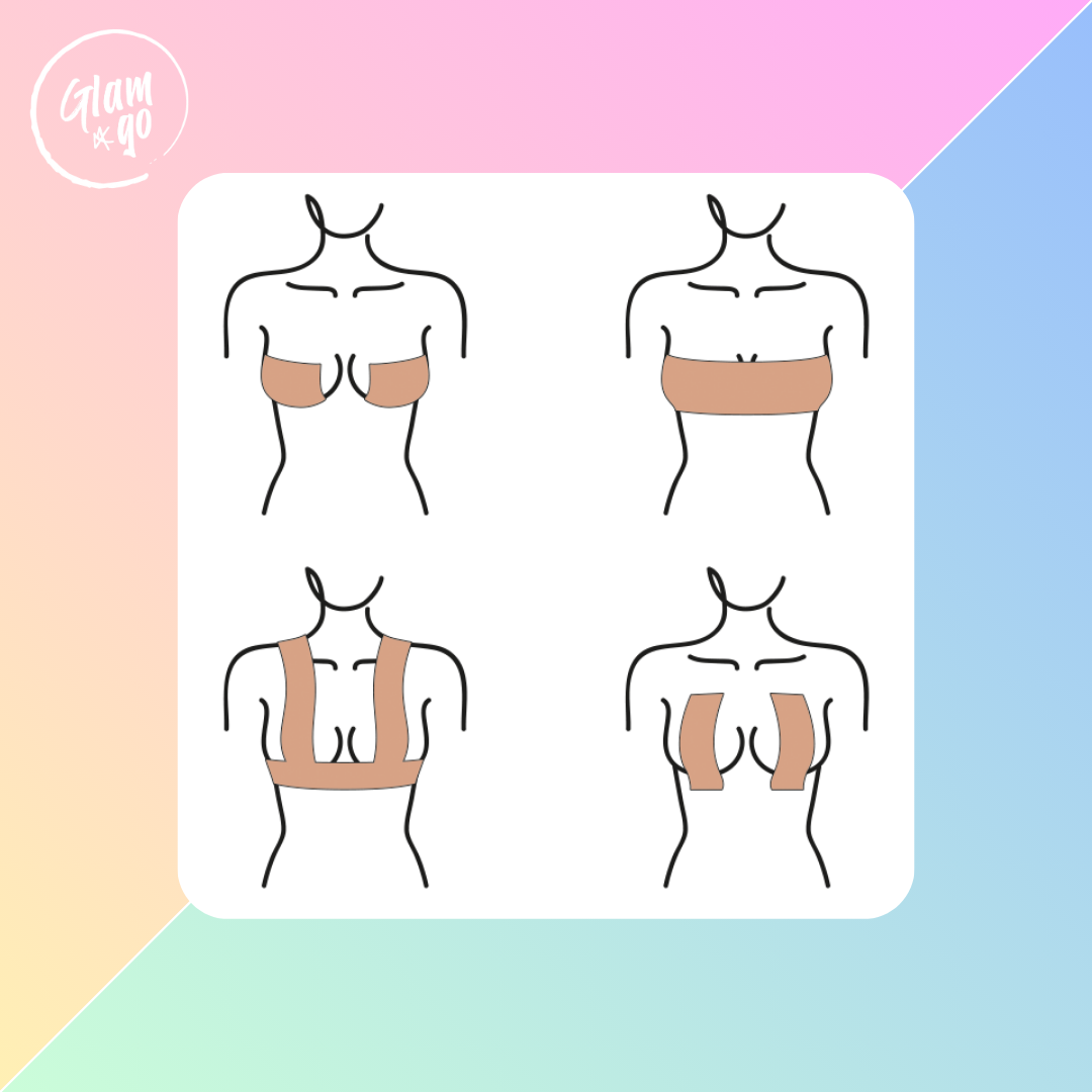 Glam & Go Boob Tape Sandy - Borsttape (1 stuk) - image 4