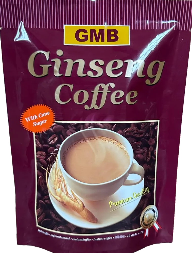 Gmb Ginseng Coffee Rietsuiker (10 stuks)