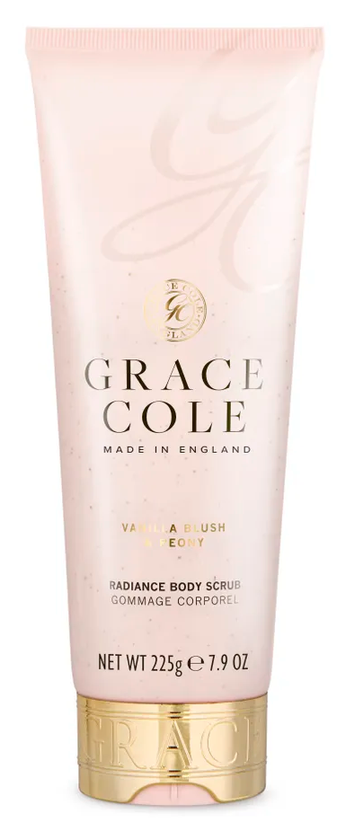 Grace Cole Vanilla Blush & Peony Radiance Body Scrub (225 gr)