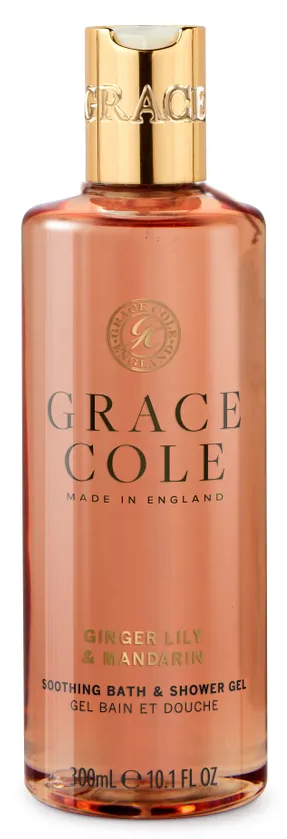 Grace Cole Ginger Lily & Mandarin Soothing Bath & Shower Gel (300 ml)