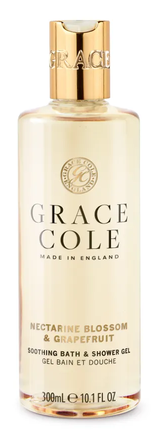 Grace Cole Nectarine Blossom & Grapefruit Soothing Bath & Shower Gel (300 ml)