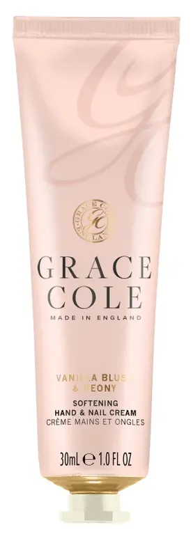Grace Cole Vanilla Blush & Peony Softening Hand & Nail Cream (30 ml)