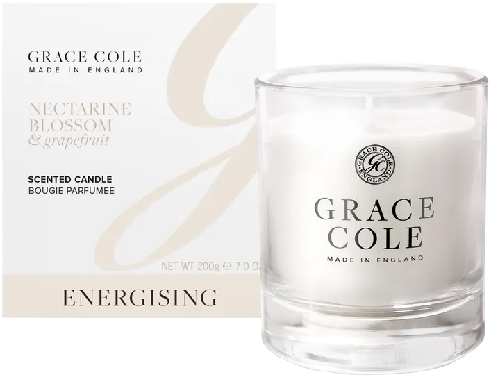 Grace Cole Nectarine Blossom & Grapefruit Scented Candle (1 stuk)