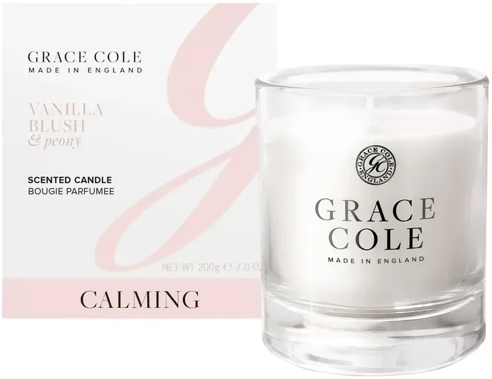 Grace Cole Vanilla Blsuh & Peony Scented Candle (1 stuk)