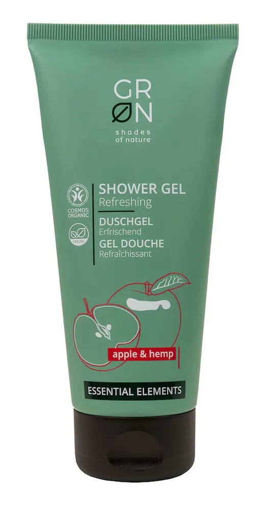 Grn Essential Elements Shower Gel Apple & Hemp (200 ml)