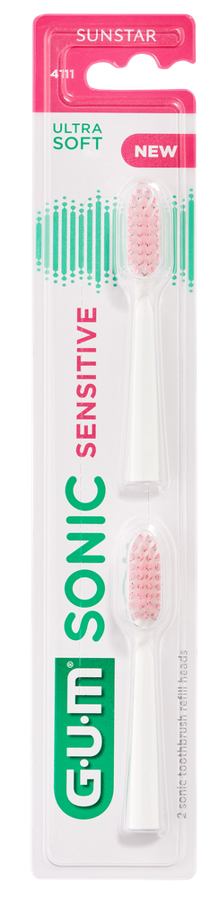 Gum Sonic Sensitive Opzetborstel (2 stuks)