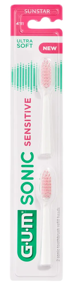 Gum Sonic Sensitive Opzetborstel (2 stuks)