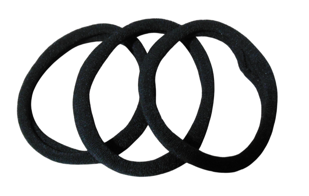 Hair Mode Badstof Elastiek Groot (3 stuks)