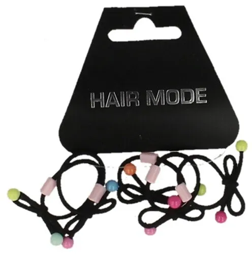 Hair Mode Kids Haarelastiek met Strik (5 stuks)