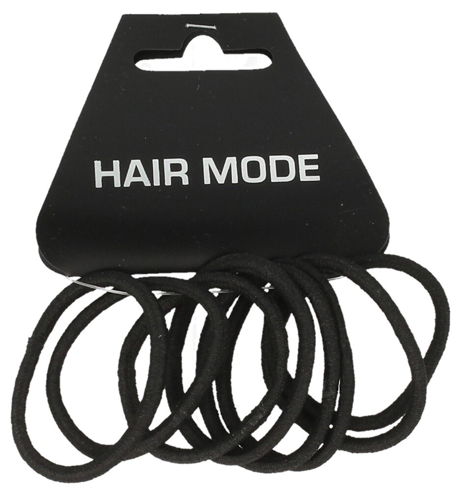 Hair Mode Endless Haarelastiek Zwart (8 stuks)
