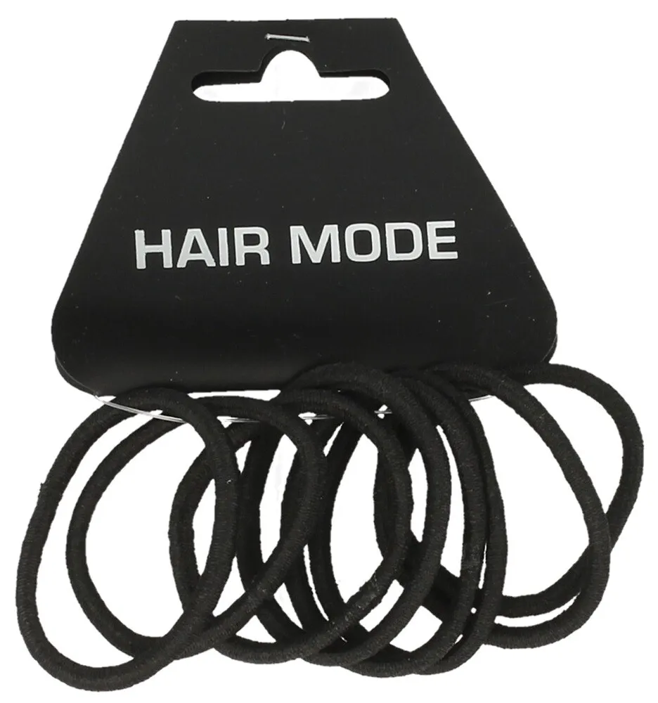 Hair Mode Endless Haarelastiek Zwart (8 stuks)