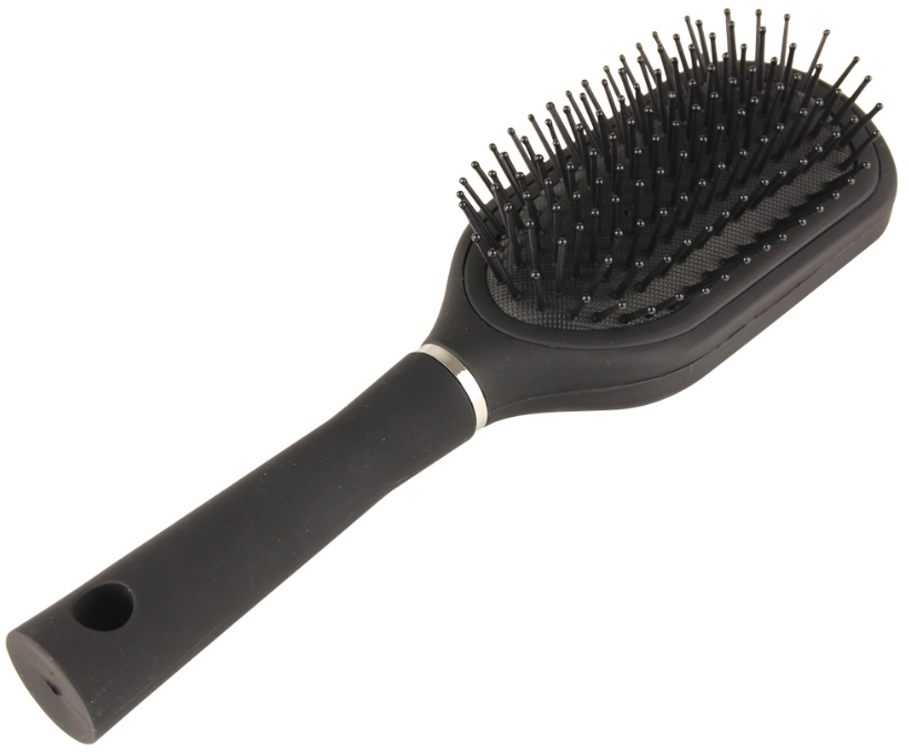 Hair Mode Haarborstel met Open Achterkant Zwart (1 stuk)