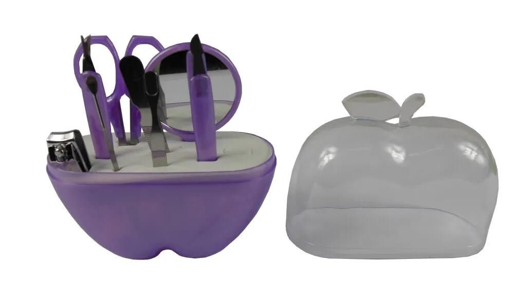 Hair Mode Manicure Set Appel - Paars (1 stuk)