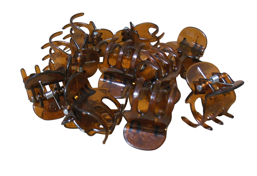 Hair Mode Mini Haarklemmen Bruin (10 stuks)