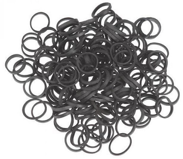 Hair Mode Rasta Elastiekjes Zwart (250 stuks)