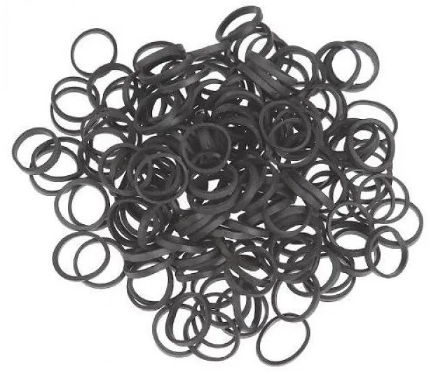 Hair Mode Rasta Elastiekjes Zwart (250 stuks)