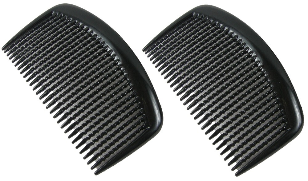 Hair Mode Zijkam Zwart (2 stuks)