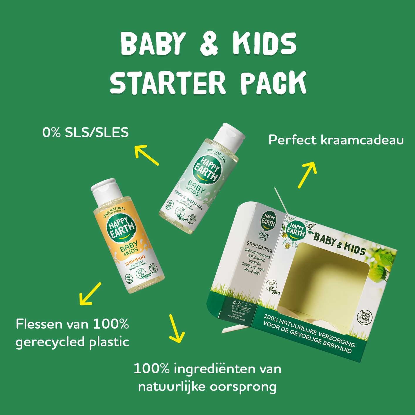 Happy Earth Baby & Kids Starter Pack (200 ml) - image 2