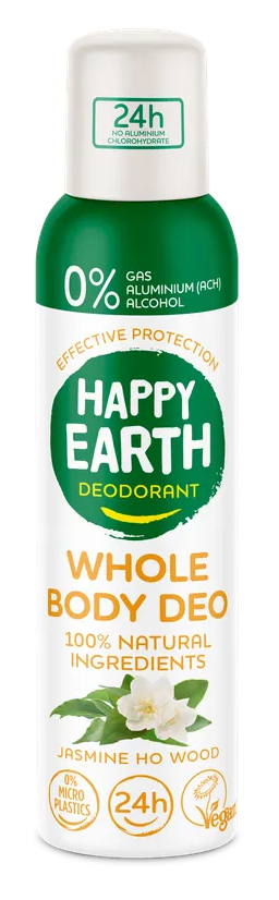 Happy Earth Whole Body Deo Spray Jasmine Ho Wood (100 ml)