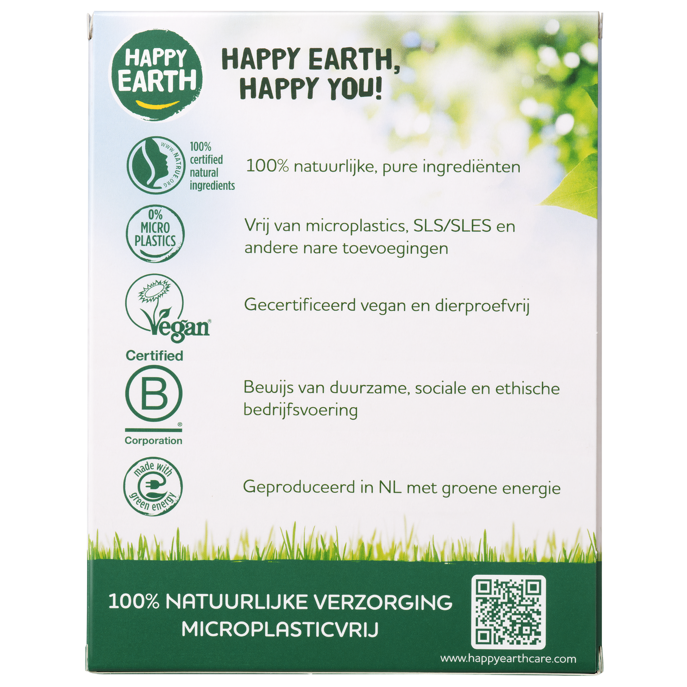 Happy Earth Giftset Cedar Lime Showergel & Lavender Ylang Handsoap (1 stuk) - image 2