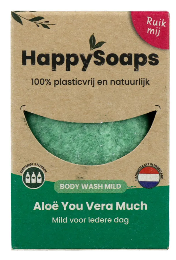 Happysoaps Aloë Vera Body Wash Mild (70 gr)